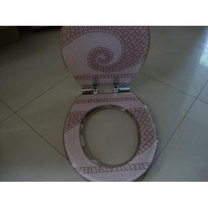 decorative clear polyresin toilet seat,color toilet seat,toilet,cover,MDF,PVC,PP
