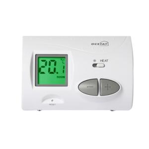 Riseem 868mhz 230V Boiler Heating Room Thermostat For Underfloor Large Button