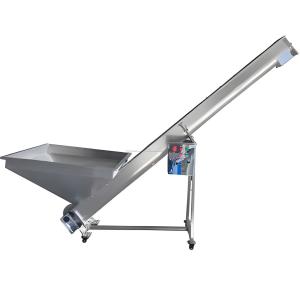 Efficient Large Silo Stainless Steel U-Shape Spiral Ice Conveyor