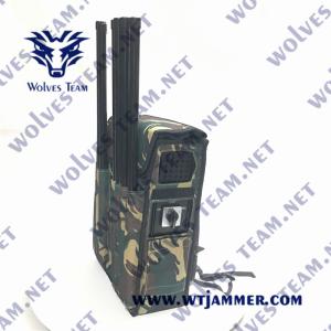 8 Bands Backpack WiFi5.8g GPSL1 GSM 433MHz Gun Type Drone Jammer