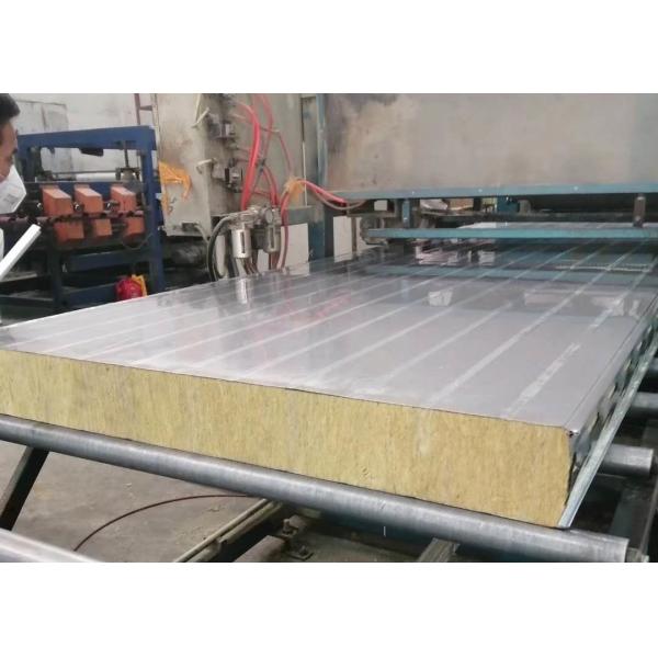 Quality 75mm Oven Stainless Steel High Density Rock Wool Sandwich Panel wholesale