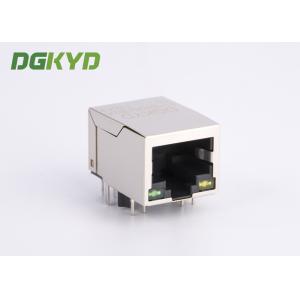 Integrated 100M RJ45 Magnetics Jack Tab Down Network POE Rj45 Connector