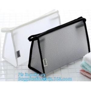 China Travel Accessories Makeup Organizer Mesh Cosmetic Bag Makeup Pouch, Purse Size Cosmetic Bag, Pocket Daily Net Fabric Mak on sale