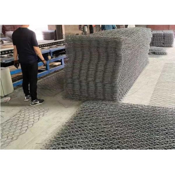 Quality 4.0mm Galvanized Gabion Mattress 60x80mm Mesh 380-550Mpa Strength wholesale
