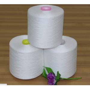 40S/2 White Polyester Yarn , TFO Spun Sewing Thread High tenacity