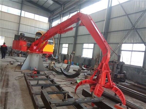 Quality 2t stationary crane with grab for steel scrap handling wholesale