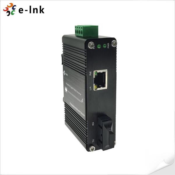 Quality 10M/100M POE Gigabit Ethernet Fiber Media Converter Sc To Rj45 Converter wholesale