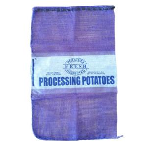 50kg PP Leno Mesh Net Bag for Firewood Eggplant PE Plastic Potato Packing Pouch