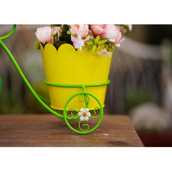 Multiple Design Metal Garden Pot Home Furnishings Customizable