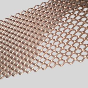 Expanded Copper Mesh 1m-10m Length For EMI Shielding Room
