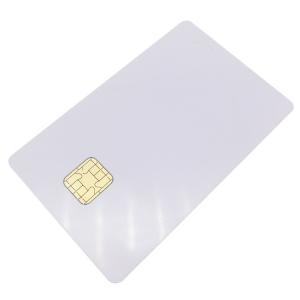 China ISO 7816 CR80 Contact RFID Smart Card With SLE4442 FM4442 Chip Card on sale