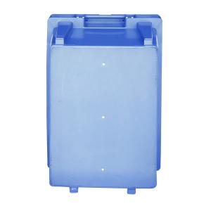 Injection Material Custom Logo Nestable and Stackable Plastic Crate with