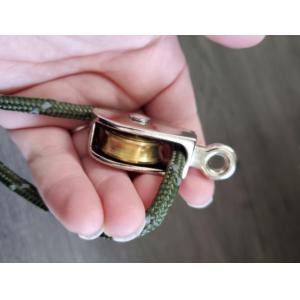 Nickel Zinc Alloy Swivel Die Cast Pulley Fixed Single Wheel Pulleys