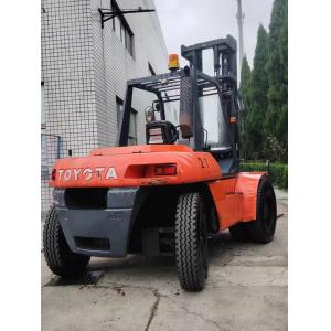 8 Tons 4 Meters Secondhand Diesel Lifting Machine Toyota 80 Forklift In Original