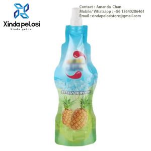 Customized Ziplock Stand Up Baby Food Pouches Plastic Spout Pouch