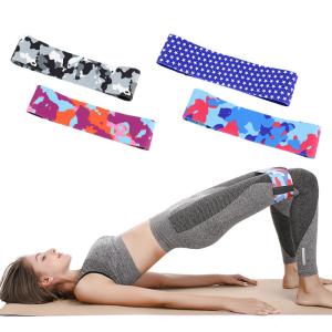 Circle Bodybuilding Resistance Band Colourful Adjustable Latex Booty Band