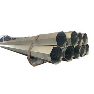 220KV 10kv-138kv Rated Electrical Power Pole with AWS D.1.1 Welding Standard for