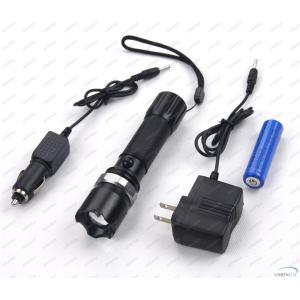 Cheap Rechargeable 180Lm CREE Q5 LED Flashlight Torch with Li-ion Battery for sale