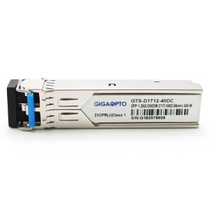 100GHz C17-C61 1000BASE-DWDM SFP 40km SMF For Cisco DWDM-SFP-xxxx-40