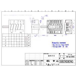 Ceramic switch Home appliance switch NM-2353 Rotary switches OVEN SWITCH Switch