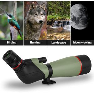 BAK4 Prism Sniper Spotting Scope 20-60X80 HD For Birding Spotting Wildlife