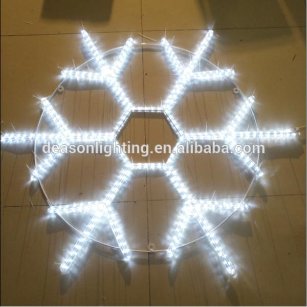 90cm led cool white crystal snowflake