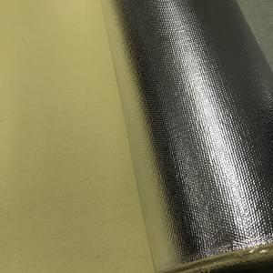 Cheap Low Electrical Conductivity Para Aramid Fabric With Aluminum Coating Water Proof for sale