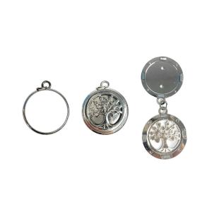 Sublimation Blank Necklace Custom Aromatherapy Essential Oil Diffuser Hollow