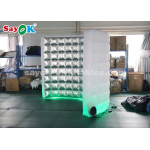 Event Booth Displays Durable Photo Booth Inflatable Wall For Stage Decoration /