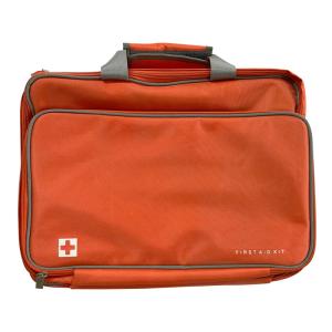 Nylon Fabric Small Red Empty Bag for Emergency First Aid Kit at Home and Travel