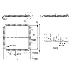China Single-chip 16-bit/32-bit microcontrollers; up to 512 kB flash with ISP/IAP,LPC2387FBD10  QFP Integrated Circuit Chip on sale