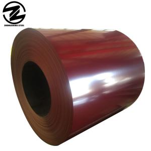 Full Hard Zinc Coated PPGI/PPGL Color Coated Steel Coil for Unique Red Grey