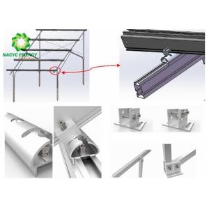 Pre - Assembled Slope Solar PV Mounting Brackets Lightweight Excellent Endurance