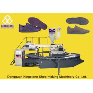 90-120 Pairs Per Hour Rotary PVC TPR Sole Making Machines For Shoe