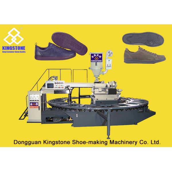 90-120 Pairs Per Hour Rotary PVC TPR Sole Making Machines For Shoe