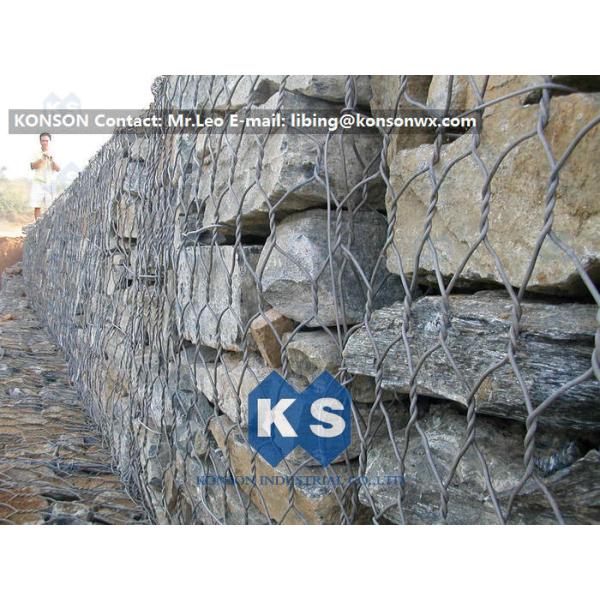 High Strength Hexagonal Wire Mesh Hot-Dip Galvanized Gabion Box Basket