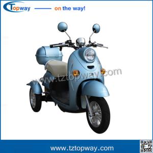 China 48v 500W 2017 New design model  3 Wheel fully adult electric cargo tricycle on sale