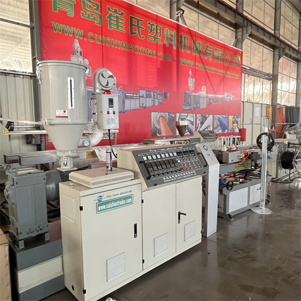 Quality 50-200mm Id PE Spiral Pipe Extruder With Advanced Cooling Technology wholesale