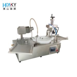 Desktop 20ml Bottle Semiauto Filling And Capping Machine With Torque Adjustment