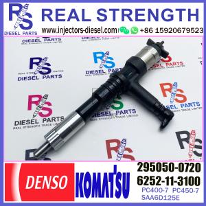 For KOMATSU SAA6D125E excavator PC400-7 PC450-7 injector 6252-11-3100 295050