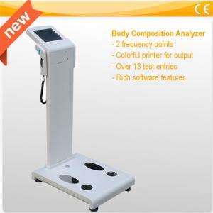 Touch Screen Body Composition Analyzer For Body Fat / Nutrition Analysis With