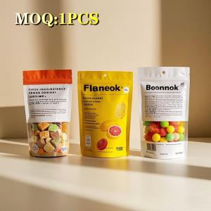 Customized Matte Aluminum Foil Stand-Up Pouch For Snacks Tea Chocolate And