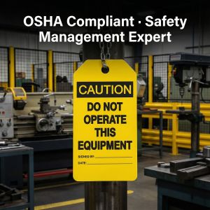 Custom Hang Tag for Quality Control in Warehouse, Shop Floor, Machinery,