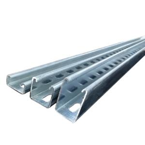 Cheap SS316 Q235 1.9mm HDG Galvanized Steel Profiles Cold Formed Slotted for sale