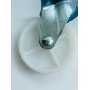 13mm/13mm/17mm/21mm/27mm/27mm Light Duty Furniture PP White Swivel Castor with