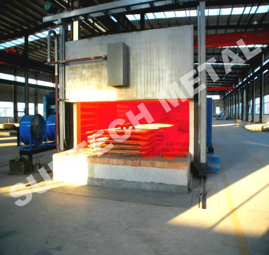 SB265 Gr.1 Titanium Clad Plate Square Tubesheet Auto Polished Inner Surface Treatment