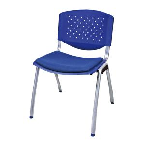 Portable Black PP Training Room Chairs With Book Net Carton Packing