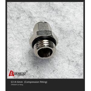 G1/4-6mm Quick Connect Air Fittings Straight Compression Fitting