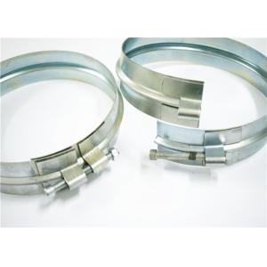 Customized Size Wide Pipe Clamp Mirror Polished Highness 8mm Deepdrawing Process