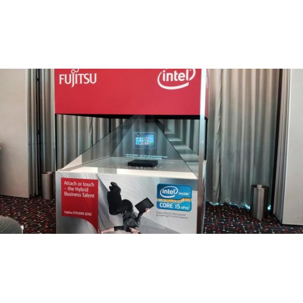 240x240cm 360 Degree Holographic Display , Holo Showcase for Exhibition and Advertisement